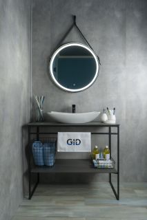 Раковина Gid N9176 51129 накладная белая 56x42x10.5